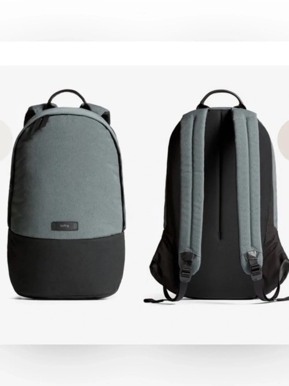 Bellroy Classic Backpack 1st Gen Moss Grey / Black 17L Laptop Bag 15”